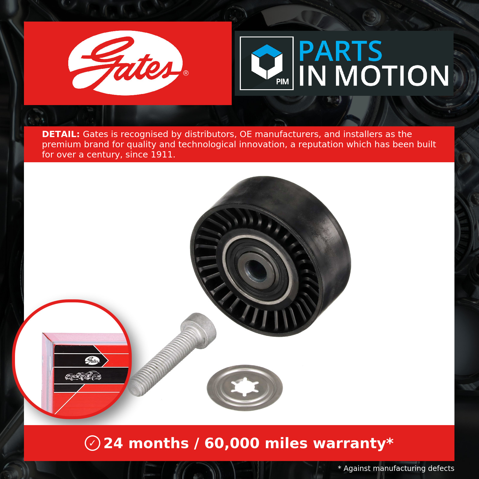 GATES DRIVEALIGN IDLER - T36260 - Image 10