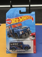 HOT WHEELS Armored Truck Treasure Hunt Blue HW Rescue Mainline SWAT FYF99 2019