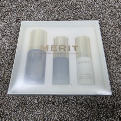 MERIT The Mini Great Skin Trio Limited Edition Skincare Set - NEW