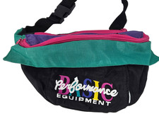NWOT Vintage Basic Performance Multicolor Fanny Pack Waist Bag Outdoors Y2K