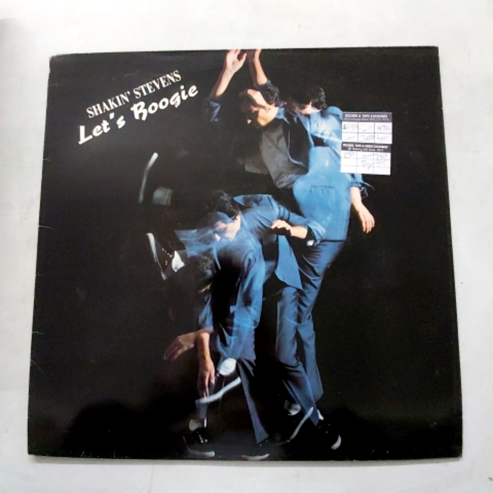 Shakin' Stevens Let's Boogie Vinyl LP 1987 Black Sleeve Epic CBS Records