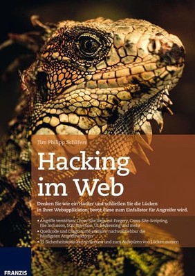 Franzis Hacking im Web Tim Philipp Schäfers IT Sicherheit Cybersecurity Buch