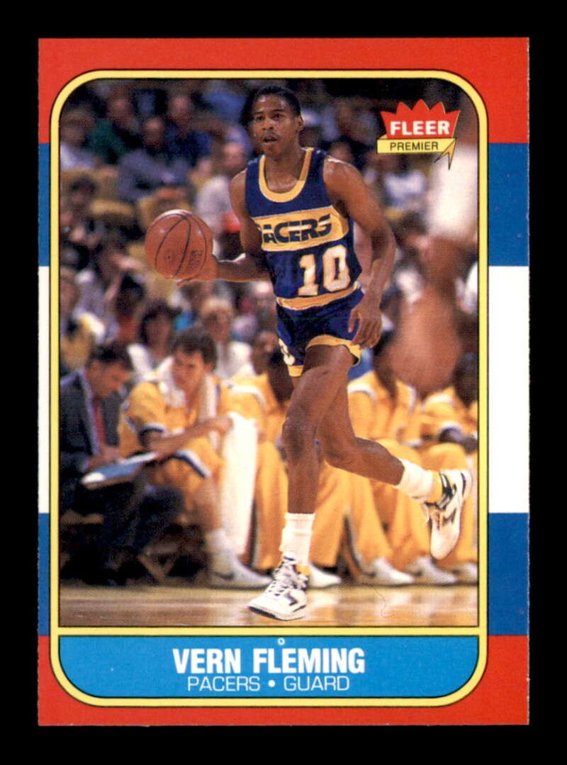 1986 Fleer #33 Vern Fleming RC EXMT/EXMT+ X3620783