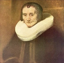 MARGARETHA DE GEER, 1661, REMBRANDT Original Vintage Fine Art Print USA Printed