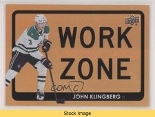 2021-22 Upper Deck Series 1 Work Zone John Klingberg #WZ-15 READ 0mv2