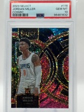 2023/24 Panini Select Basketball Jordan Miller Rookie Cosmic PSA10