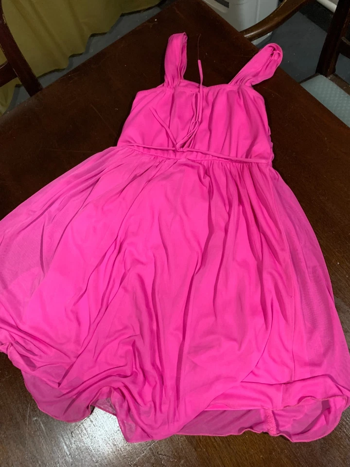 Vestido de fiesta para niñas "Amy's Closet" talla 16 rosa Foto 3 de 4