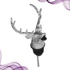 Deer Wine Stopper Pourer Zinc Alloy Bottle Cap for Liquor Beverage