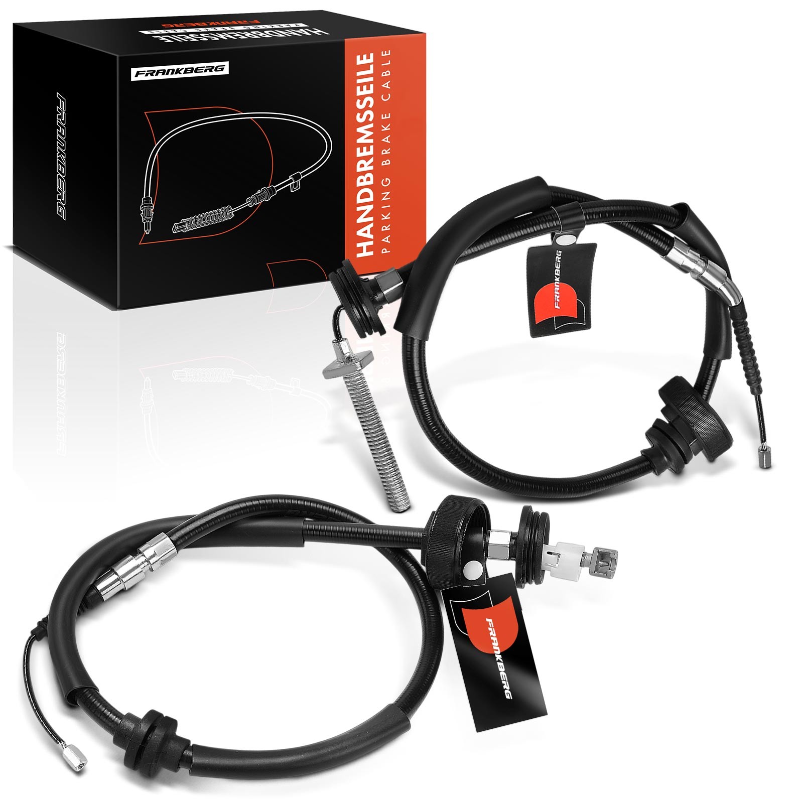 FRANKBERG 2x Parking Brake Cable for BMW X5 E70 2006-2013 X6 Rear Left and Right