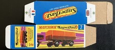 Matchbox Superfast 2 Mercedes Trailer 70- 71 Type G Repro Box