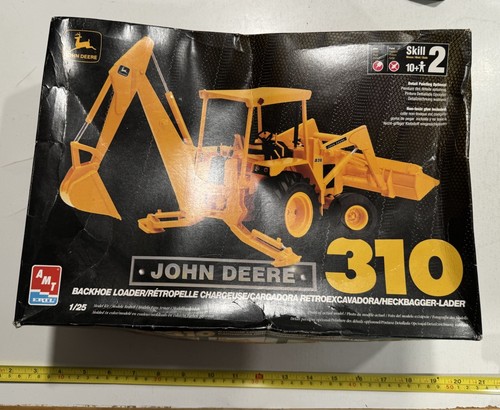 1999 AMT ERTL John Deere 310 Backhoe Tractor Model - Partially started ...