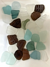 Japanese sea glass Surf-Tumbled Beach Glass