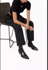 New Alexander Wang 40mm Slick Cowboy Boots Sz...
