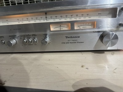 Vintage Technics ST-7600 FM/AM Stereo Tuner Faux Wood Cabinet | eBay
