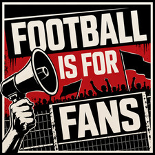 Fussballsticker 9,8 x 9,8 cm Football is for ...