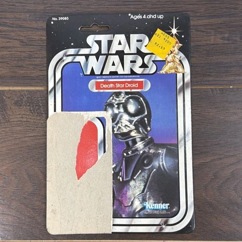 Vintage Star Wars Empire Strikes Back Death Star Droid Card Back ONLY