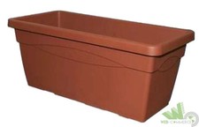 FIORIERA CASSETTA RETTANGOLARE PLASTICA CM. 80X37X38