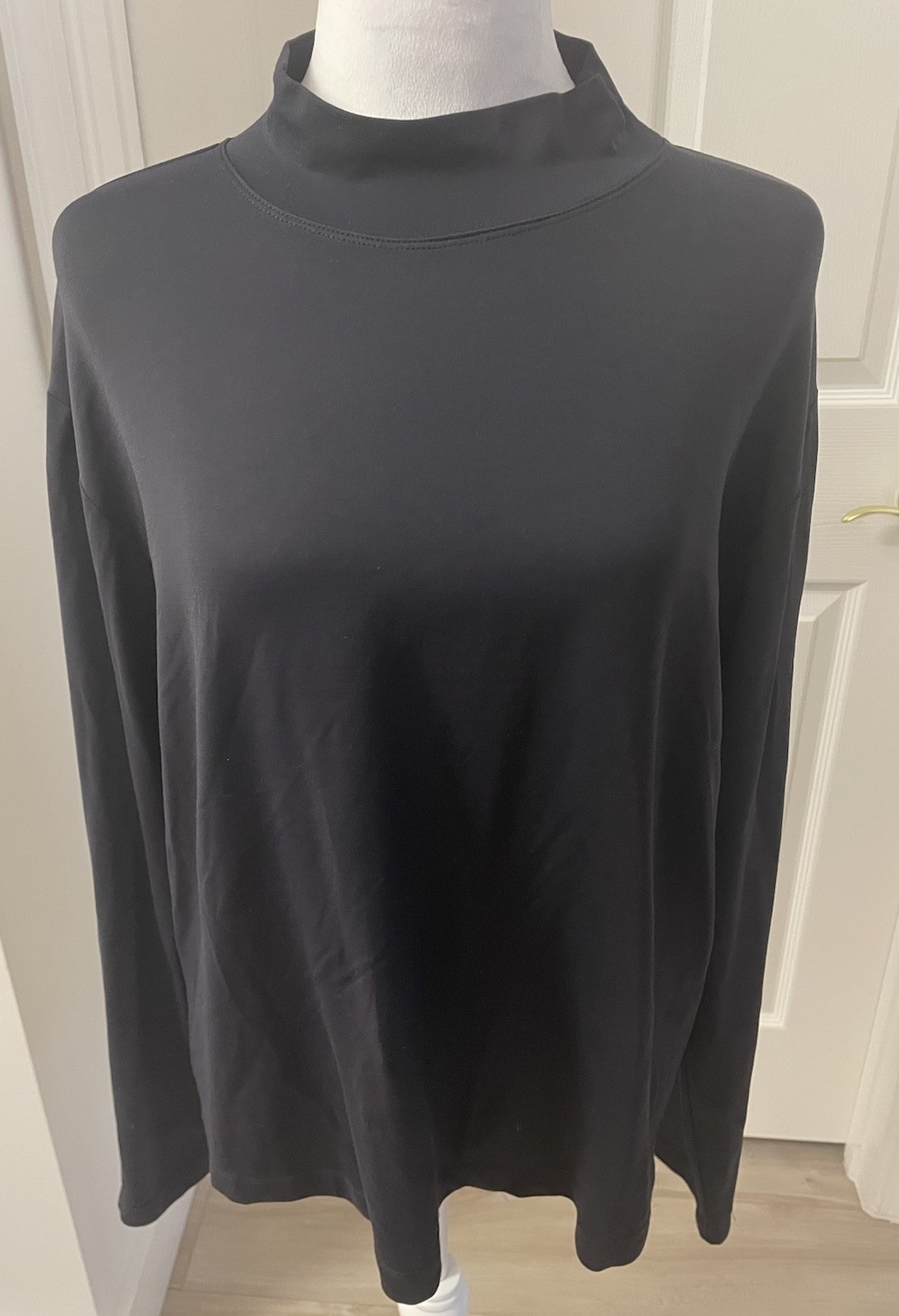 Chico’s Design Mock Turtleneck Basic Pullover Top… - image 1