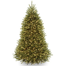 National Tree Company 6.5 Ft Pre-Lit Dunhill Fir Artificial Christmas Tree 650