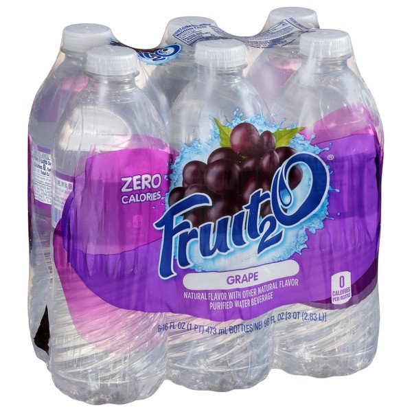 Fruit 2 O Grape Flavored Water, 16 fl oz Bottles, 24 Pack FREE SHIP!!