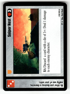 Warhammer 40,000 Sniper Nest 2001 Games Workshop CCG Card