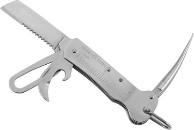 Multi-tool Sailing Knife Serrated Sailor's SFor Boating, Fishing or Sailing Gear
