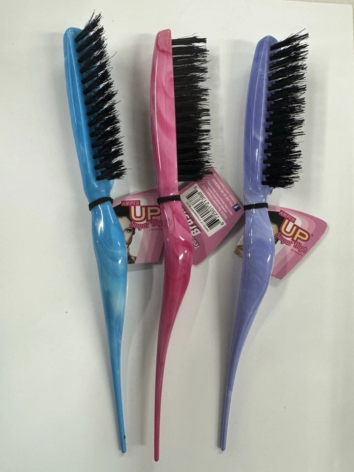 3 x Cricket Amped Up Teasing Hair Brush - Adds Major Volume & Shine, Heat Resis - Image 2 of 4