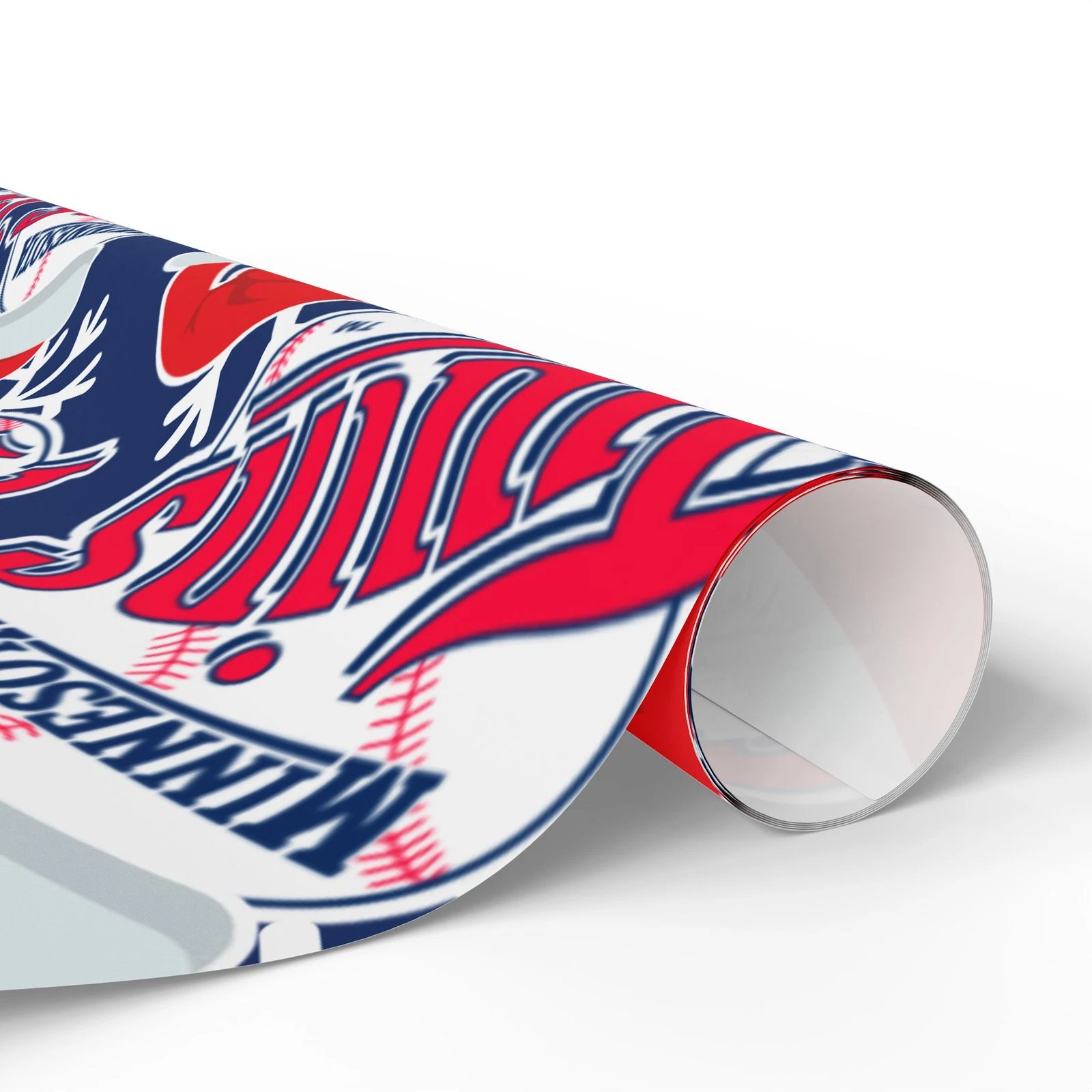 Minnesota Twins Wrapping Papers, Christmas Gift Wrap, Baseball Team Holiday