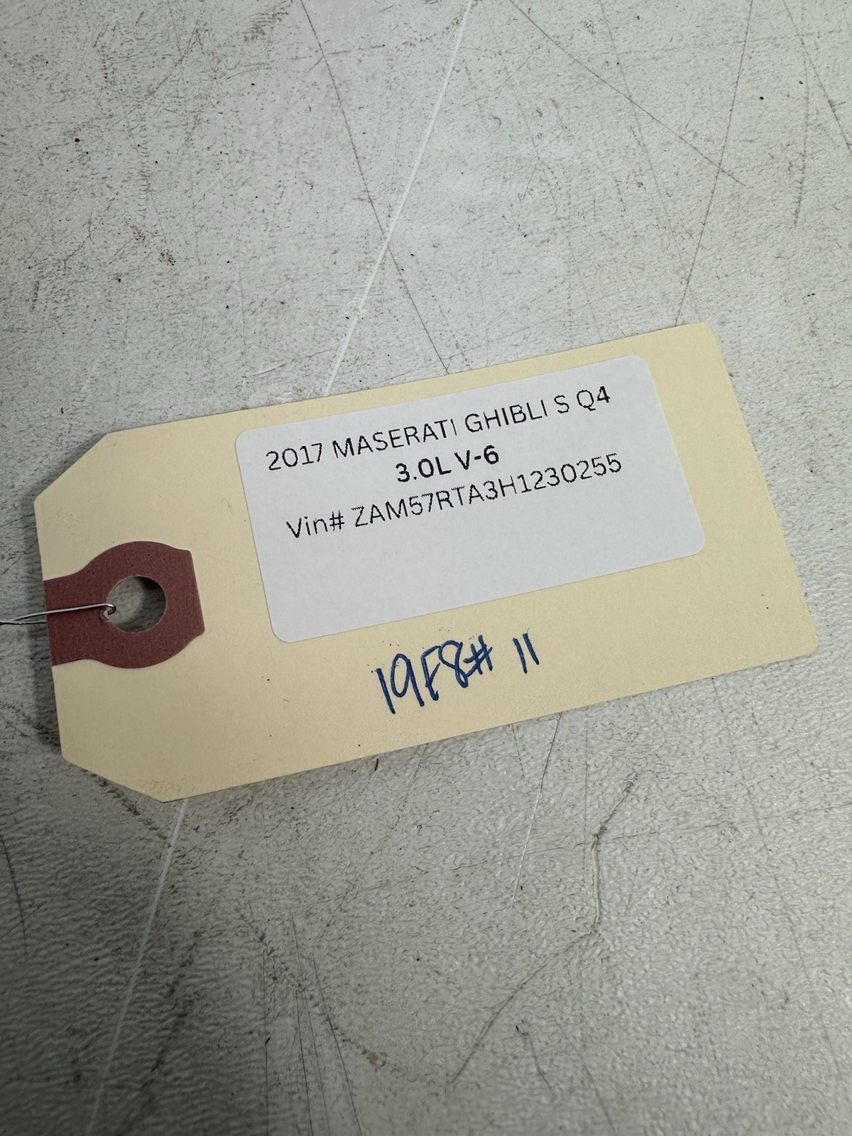 2014-2019 MASERATI GHIBLI SQ4 REAR RIGHT PASSENGER SIDE INNER TAILLIGHT OEM