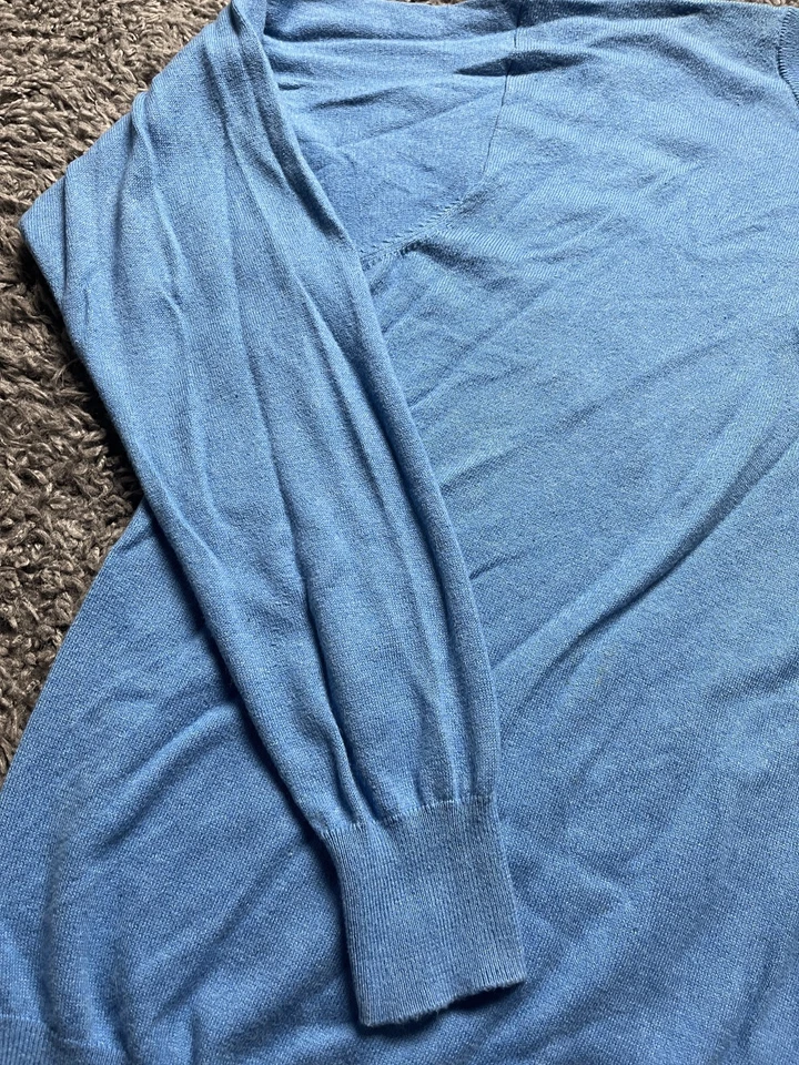 Peter Millar Sweater Mens Large Half Zip Pullover Cashmere Golf Classic - Image 3 of 4