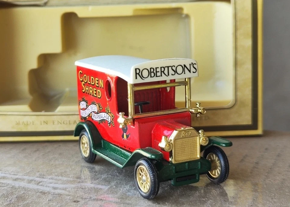 Vintage Retro Car Days Gone Lledo, Ford Robertson's Golden Shred, England, Boxed - Image 4 of 4