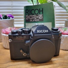 Ricoh KR-5 film KR-5 35mm SLR Film Camera with XR Rikenon 55mm f/2.2 Lens — listing 5
