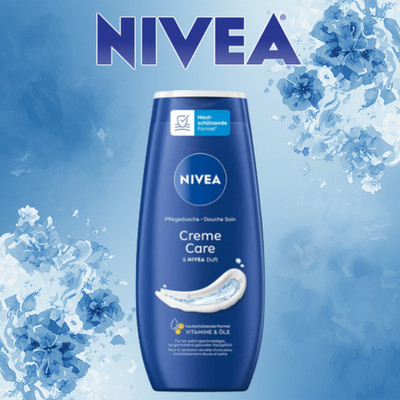 Nivea Cream Care Body Wash Shower Gel Creme 250ml 1 Pack