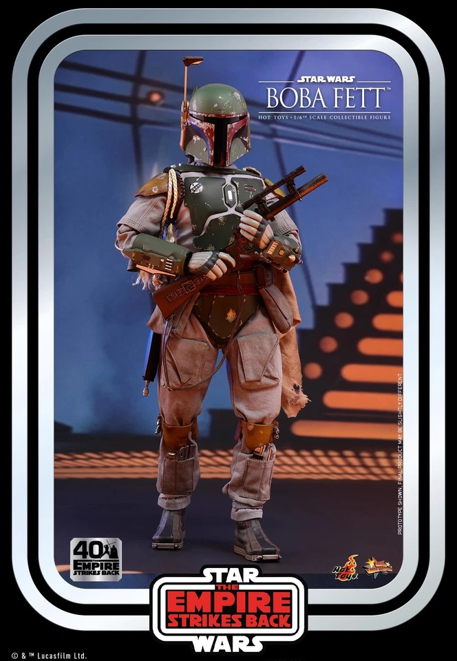 New Hot Toys MMS574 Star Wars The Empire Strikes Back BOBA 40TH ANNIVERSARY Gift - Image 4 of 4