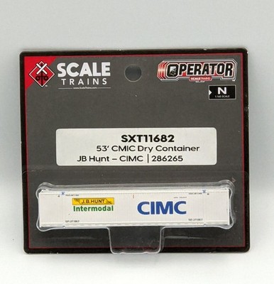Scale Trains SXT11682 N Scale CIMC 53'' Dry Container JB - Hunt