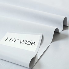 Blackout Curtain Fabric 3 Pass Lining White Thermal Insulated Sold by Yard