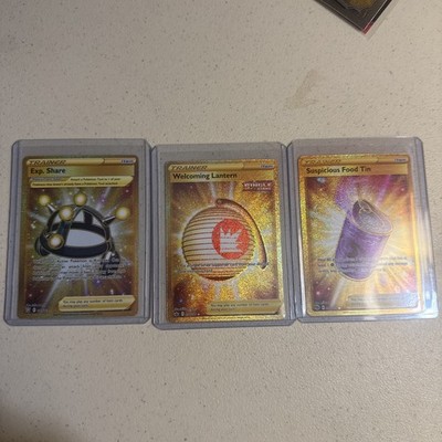 Secret Rare Bundle Pokemon TCG Mint Chilling Reign Exp.Share Suspicious Food Tin