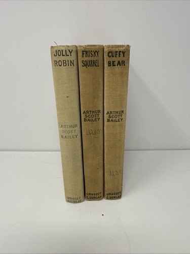 Set 3 Antique Arthur Scott Bailey Tuck Me In Tales Chidren’s Books - Picture 7 of 13