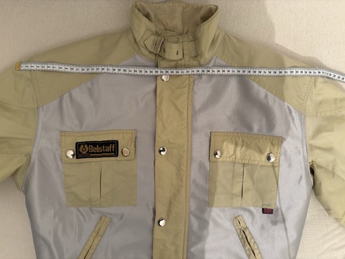 Belstaff Racemaster Jacke Herren Größe L Beige / Grau Tourmaster Top Zustand - Bild 18 von 20