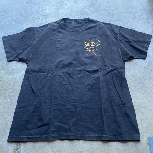 Rare Vintage 90s Maxis Sim Rock video game shirt Glam Rock Gamer EA Large - Picture 3 of 7