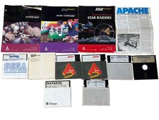 Vintage Atari 400 800 8-Bit Software Disk Manual Lot Mindshadow Witness Untested
