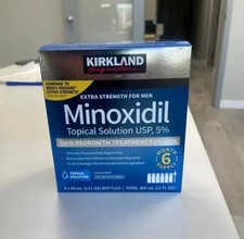 Kirkland Minoxidil 5 Extra Strength Men 6 Month Supply Hair Regrowth