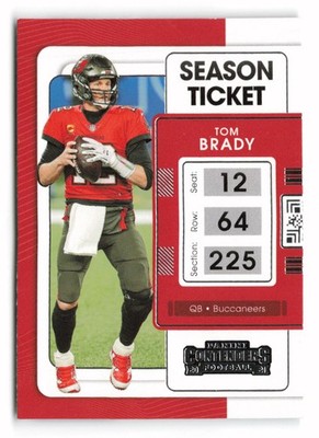 2021 Panini Contenders Tom Brady #91 Tampa Bay Buccaneers