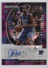 2020-21 Prizm Draft Picks Prospect Purple Ice 19/99 Precious Achiuwa Auto 04yp