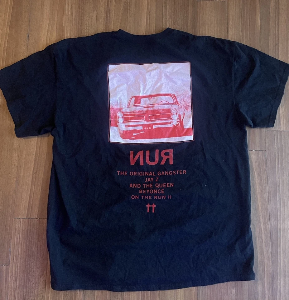 Y2K OTR 2 Beyonce Jay Z T-Shirt Rare Retro Hype Gangster size XL color black - Image 4 of 4