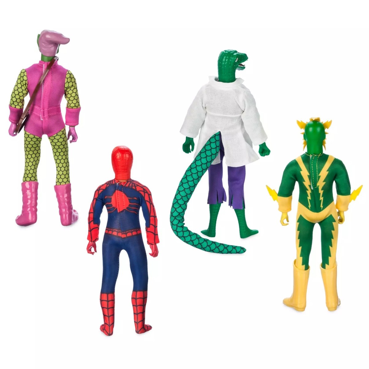 Spider-Man Mego 8'' Action Figure Set of 4 World's Greatest Super
