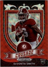 2021 Panini Prizm Draft Picks Prizms Ruby Wave #165 DeVonta Smith C - FB