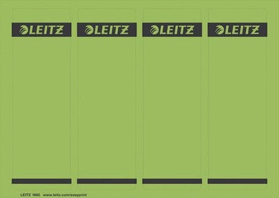 Leitz 1685-20-55 1685 PC-beschriftbare Rückenschilder - Papier, kurz/breit,100 S