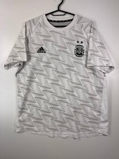 Adidas Argentina AFA 2022 Training Shirt White Soccer Jersey IC4447 Size XL