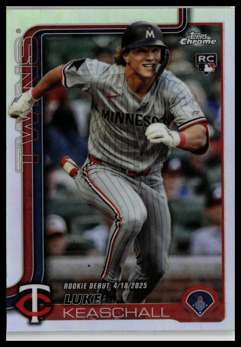2025 Topps Chrome Update #USC134 Luke Keaschall Refractors